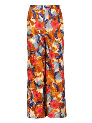 Blue Printed Cotton Kids Kurta Set 4