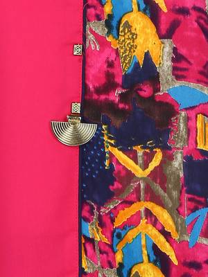 Pink Printed Cotton Kids Kurta Set 3