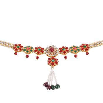 Gold crystal waist-belt 2