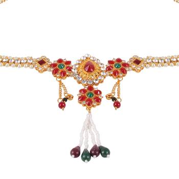 Gold crystal waist-belt 2