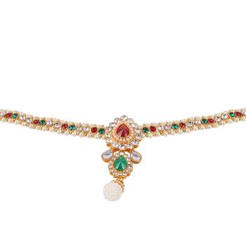 Gold crystal waist-belt 2