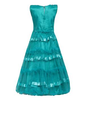 Green Net Party Gown 2