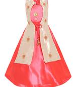 Red Satin Party Gown