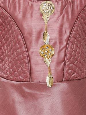Beige Silk Blend Party Gown 3