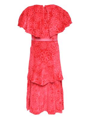 Pink Silk Blend Party Gown 2