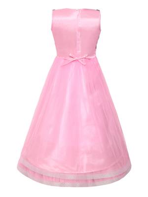 Pink Nylon Party Gown 2