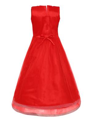 Red Nylon Party Gown 2
