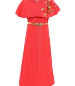 Red Nylon Party Gown
