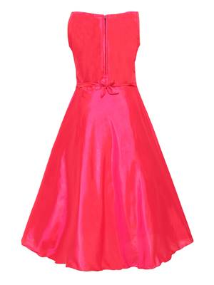 Pink Nylon Party Gown 2