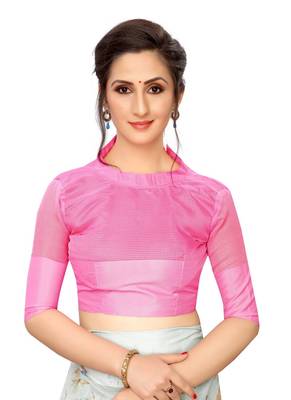 Grey printed cotton saree with blouse 2
