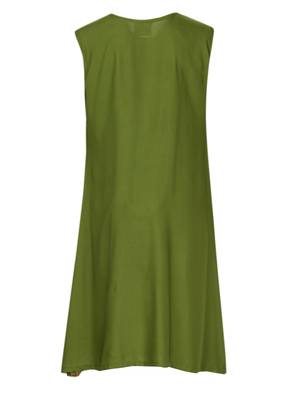 Green Printed Cotton Kurti 2