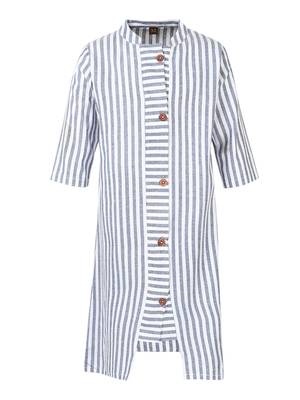 Blue Cotton Regular Kurti 1