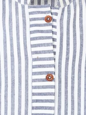 Blue Cotton Regular Kurti 3