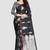 Black Woven Kanchipuram Silk Saree With Blouse