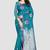 Turquoise Woven Kanchipuram Silk Saree With Blouse