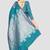 Turquoise Woven Kanchipuram Silk Saree With Blouse