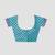 Turquoise Woven Kanchipuram Silk Saree With Blouse