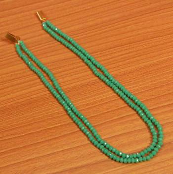 Green Crystal Necklaces 1