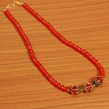 Orange Necklaces 1