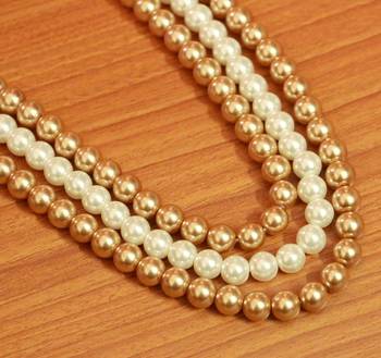 White Pearl Necklace-Sets 2
