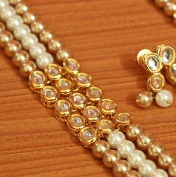 White Pearl Necklace-Sets 3
