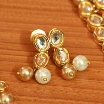 White Pearl Necklace-Sets 4