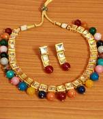Multicolor Pearl Necklace-Sets