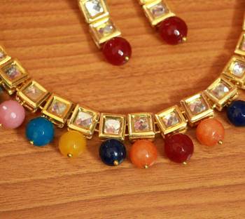 Multicolor Pearl Necklace-Sets 2