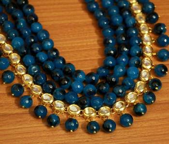 Blue Onyx Necklace-Sets 2