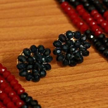 Multicolor Crystal Necklace-Sets 3