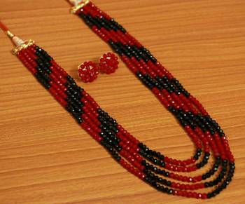 Multicolor Crystal Necklace-Sets 1