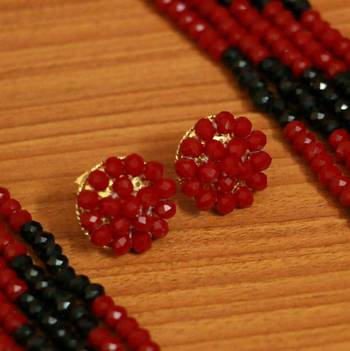 Multicolor Crystal Necklace-Sets 3