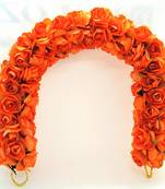 Orange hair-accessories