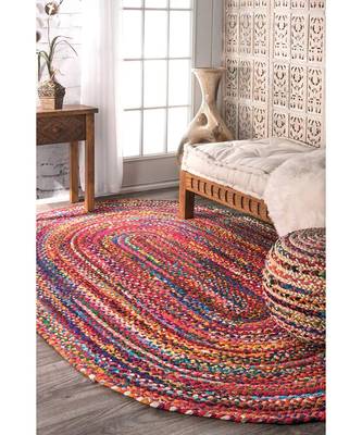 Indian handmade multicolor floor area rug and carpet 1