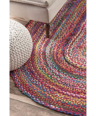 Indian handmade multicolor floor area rug and carpet 2