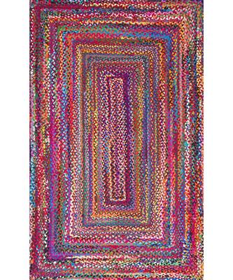 Indian handmade multicolor floor area rug and carpet 3
