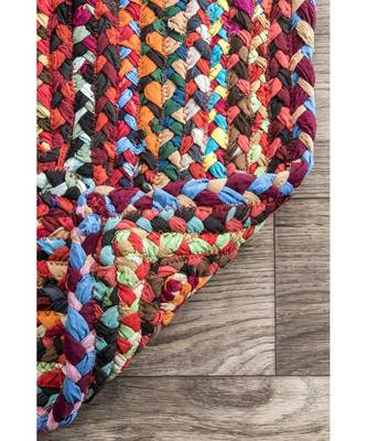 Indian handmade multicolor floor area rug and carpet 4