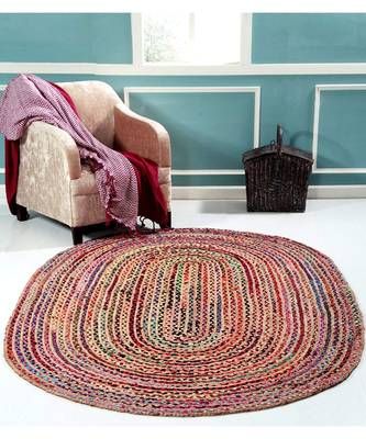 Indian handmade multicolor floor area rug and carpet 5