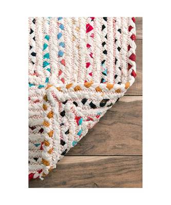 Indian handmade multicolor floor area rug and carpet 4