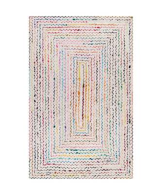 Indian handmade multicolor floor area rug and carpet 5