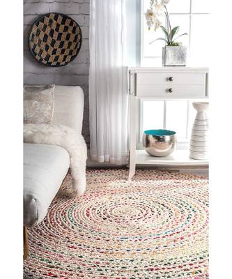 Indian handmade multicolor floor area rug and carpet 1