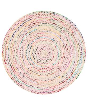 Indian handmade multicolor floor area rug and carpet 4