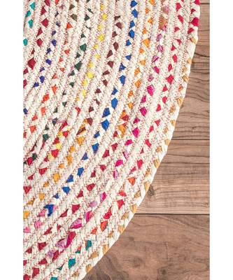 Indian handmade multicolor floor area rug and carpet 2