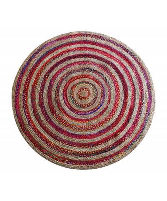 Indian handmade multicolor floor area rug and carpet 4