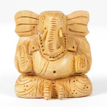 Wodden Brown Lord Ganesha For Home Decor 1