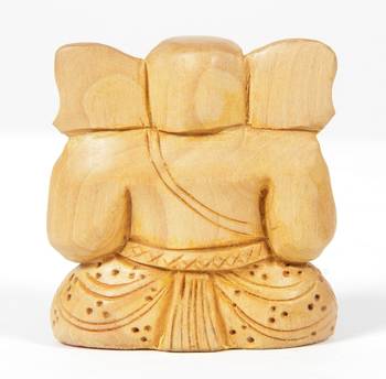 Wodden Brown Lord Ganesha For Home Decor 3