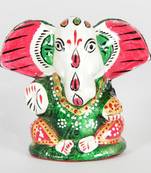 Handcraft Green Coloured Lord Ganesha For Home Decor