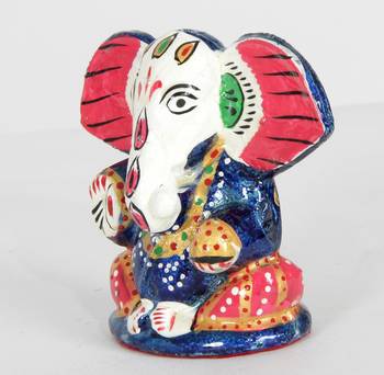 Handcraft Blue Coloured Lord Ganesha For Home Decor 2