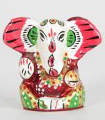 Handcraft Red Coloured Lord Ganesha For Home Decor
