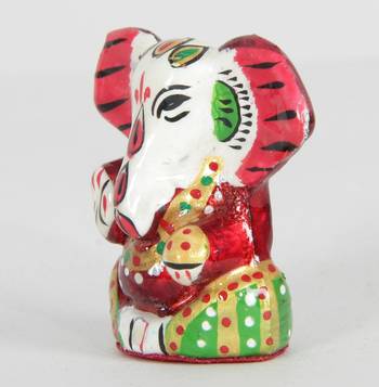Handcraft Red Coloured Lord Ganesha For Home Decor 2